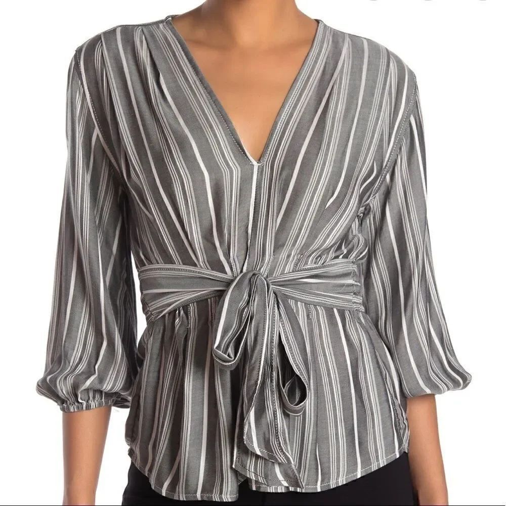 🅢🅐🅛🅔 Max Studio Striped Top